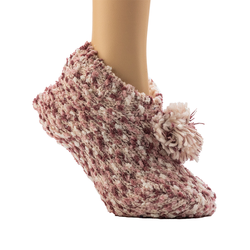 女士纹理休闲家居袜