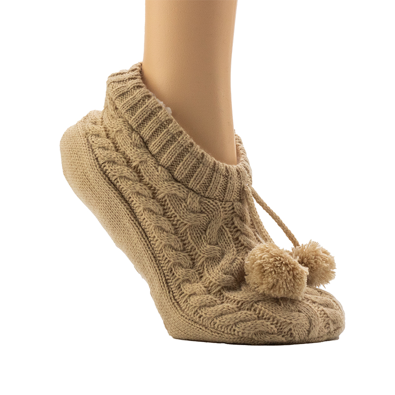 女士运动麻花贴身休闲袜