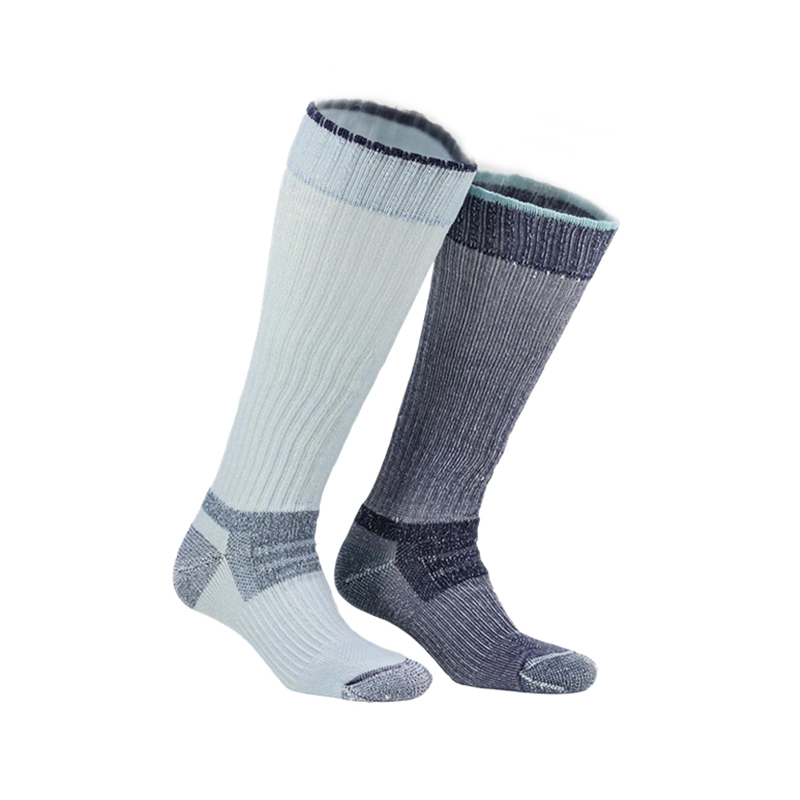 女士 2P 羊毛及膝袜